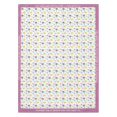 おもしろいカラフルヤシの熱帯模様 テーブルクロス (正面)