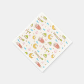 おもしろいカラフルラマダーン&イードパーティーナプキンス スタンダードカクテルナプキン (角)