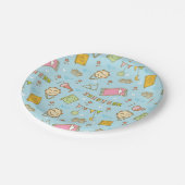 おもしろいカラフルラマダーン&イードパーティー ペーパープレート (アングル)