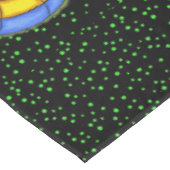 おもしろいカラフルリザードブランチドット テーブルクロス (アングル)