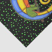 おもしろいカラフルリザードブランチドット 薄葉紙 (詳細)