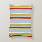 おもしろいカラフルルート66コラージパターン アクセントクッション (裏面(縦))