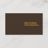 おもしろいカラフルレトロロモカメラパターン 名刺 (裏面)