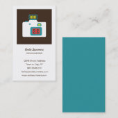 おもしろいカラフルロモアクションSカメラフォトグラファー 名刺 (正面/裏面)