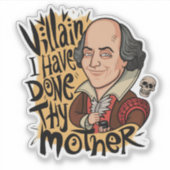 おもしろいカラフル侮辱引用文 シール (正面)