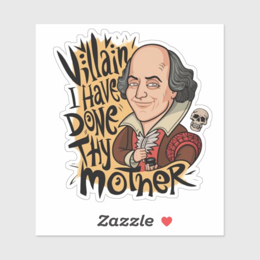 おもしろいカラフル侮辱引用文 シール (シート)