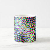 おもしろいカラフル円 コーヒーマグカップ (中央)