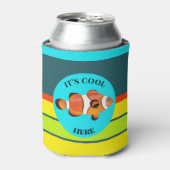 おもしろいカラフル可愛い魚クーラーボックス 缶クーラー (缶正面)