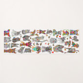 おもしろいカラフル品揃えヨガマット ヨガマット (正面(横))