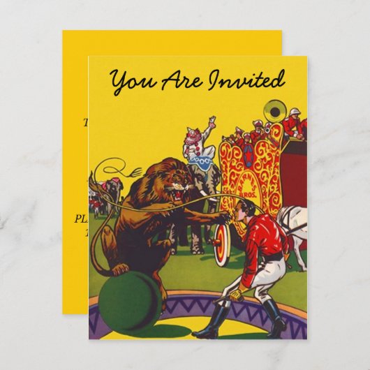 おもしろいカラフル回路パーティーテーマ招待状招待状 招待状 (正面/裏面)