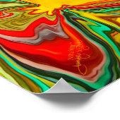 おもしろいカラフル学の授業 ポスター (角)