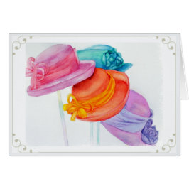 おもしろいカラフル帽子ありがとう