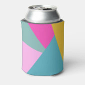 おもしろいカラフル幾何ユニークブライダルシャワー 缶クーラー (缶裏面)