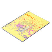 おもしろいカラフル式幾何学デザインGenius ノートブック (左側)