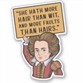 おもしろいカラフル引用文 シール (正面)