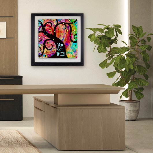 おもしろいカラフル教室 ポスター