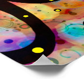 おもしろいカラフル教室 ポスター (角)