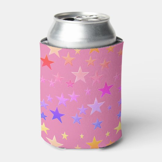 おもしろいカラフル星 缶クーラー (缶正面)