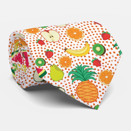 おもしろいカラフル果実夏ヘルシーベジタリアン ネクタイ (ロール)