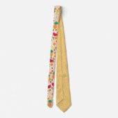おもしろいカラフル果実夏ヘルシーベジタリアン ネクタイ (裏面)