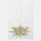 おもしろいカラフル植物多肉質キッチンタオル キッチンタオル (縦)