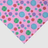おもしろいカラフル次元水玉模様ティッシュペーパー 薄葉紙 (詳細)