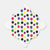 おもしろいカラフル水玉模様 フェイバーボックス (折り畳みなし)