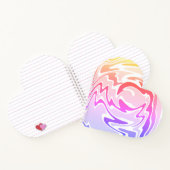 おもしろいカラフル液スワール ノートブック (内部)