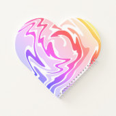 おもしろいカラフル液スワール ノートブック (裏面)