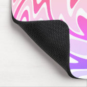 おもしろいカラフル液スワール マウスパッド (コーナー)