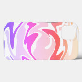 おもしろいカラフル液スワール Case-Mate iPhoneケース (裏面 (横))