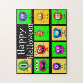 おもしろいカラフル漫画の怪物 ジグソーパズル (縦)