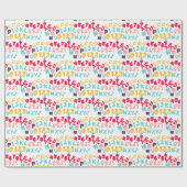 おもしろいカラフル漫画 ラッピングペーパー (フラット)