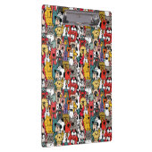 おもしろいカラフル犬 クリップボード (右)