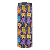 おもしろいカラフル犬 タンブラー (裏面)