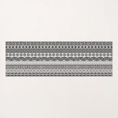 おもしろいカラフル白黒逆編集可能 ヨガマット (裏面(横))