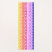 おもしろいカラフル白黒逆編集可能 ヨガマット (正面)