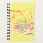 おもしろいカラフル等式の幾何学的デザイン プランナー手帳 (正面)