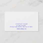 おもしろいカラフル紙吹雪サロンアポイントメントカード 予約カード (裏面)