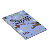 おもしろいカラフル航空 ノートブック (右側)