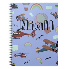おもしろいカラフル航空 ノートブック
