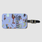 おもしろいカラフル航空 ラゲッジタグ (正面横)