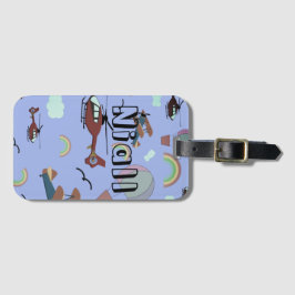 おもしろいカラフル航空 ラゲッジタグ