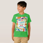 おもしろいカラフル誕生日ホノレ Tシャツ (正面フル)