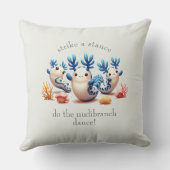 おもしろいカラフル踊り クッション (裏面)