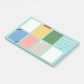 おもしろいカラフル違うメモ帳リストデザイン ポストイット (アングル)