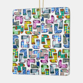 おもしろいカラフル靴型 セラミックオーナメント (左)