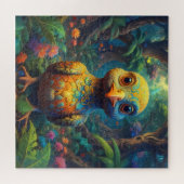 おもしろいカラフル鳥 ジグソーパズル (横)