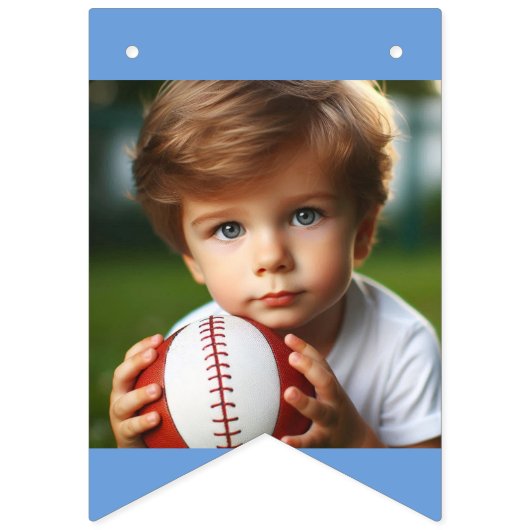 おもしろいカラフル16枚の写真または名前、Wishカスタマイズ バンティングフラッグ (第2の旗)