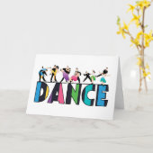 おもしろいカラフル&ダストライプのンサー カード (黄色い花)